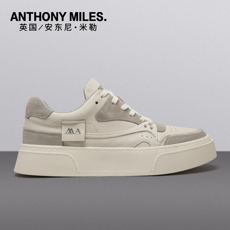 安东尼米勒男鞋新款春夏透气百搭小白鞋低帮时尚潮鞋经典休闲板鞋