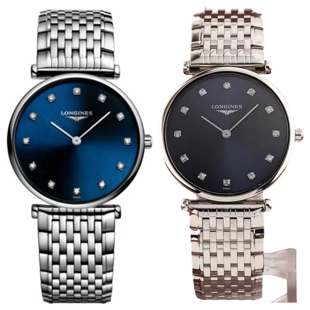 99新 Longines/浪琴 嘉岚512/石英/钻石刻度/表径29mm/女士腕表