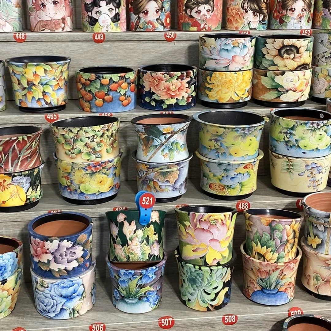 景德镇精品云茜美盆特价