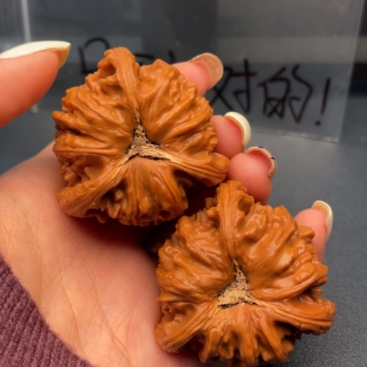 听***.文玩核桃吊坠白狮子