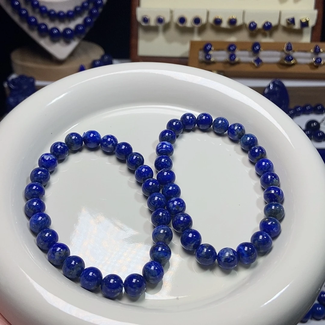 青金石未镶嵌福利 8mm+手串 多样性发其一