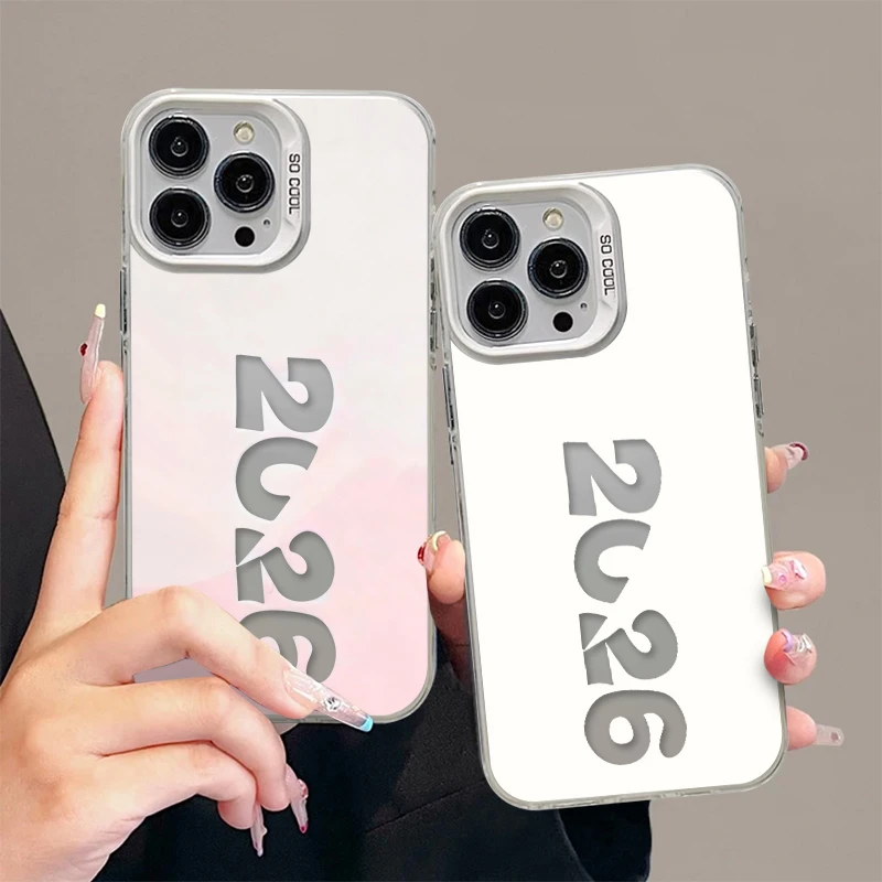 奥菲顿新年彩银2026适用苹果17/16元气手机壳华为p70vivo小米oppo