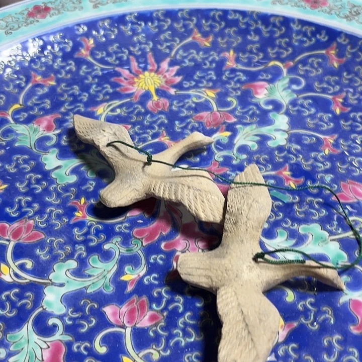 鲁***骨摆件陶瓷摆件不固定一对