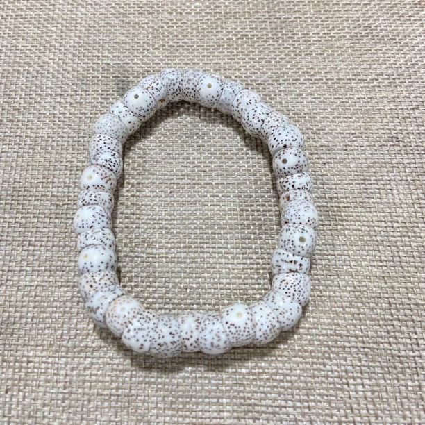 A589 顺白星月菩提大肠卡1.0单圈手串