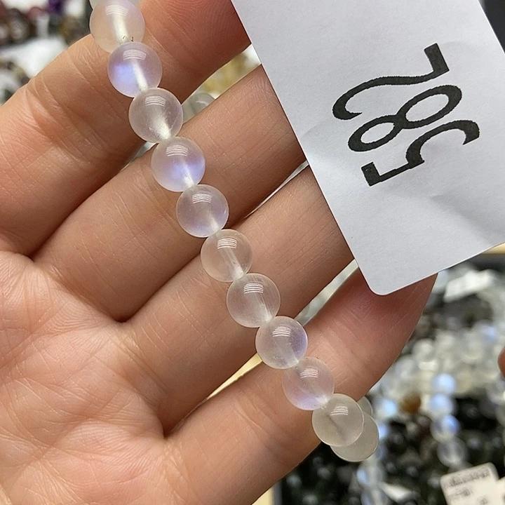月光石手链未镶嵌手串