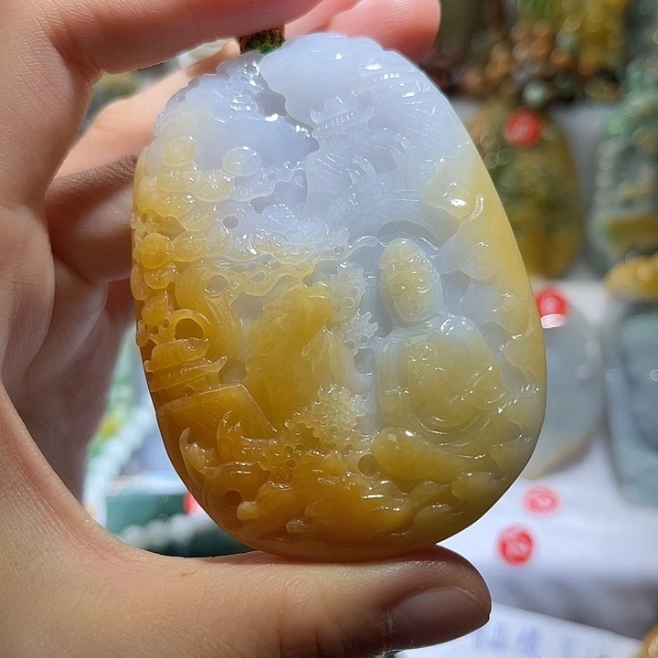 吊坠(不含链)未镶嵌翡翠