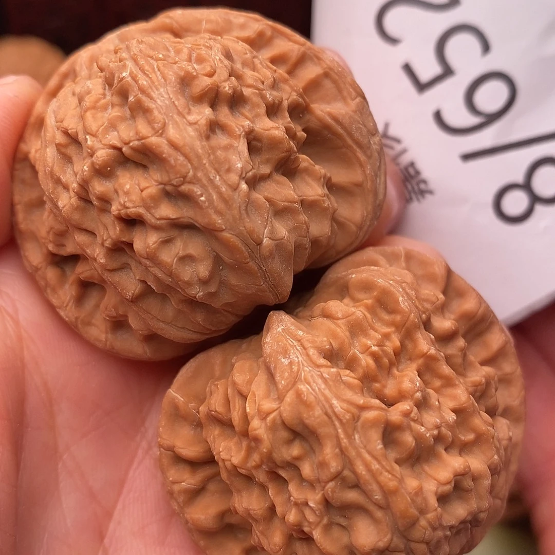 把件文玩核桃43.8白狮子