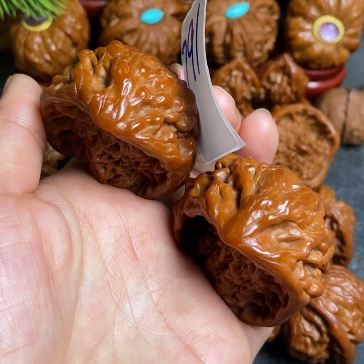 把件文玩核桃41蛇纹791