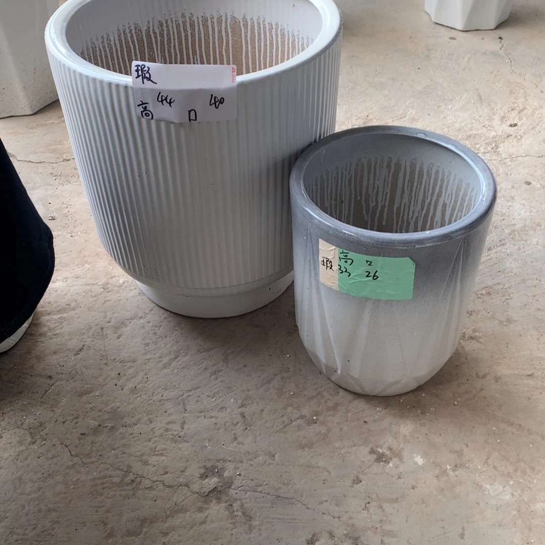 瑕疵高温陶瓷花盆