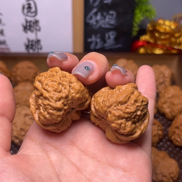 文玩核桃把件35尺蛤蟆22