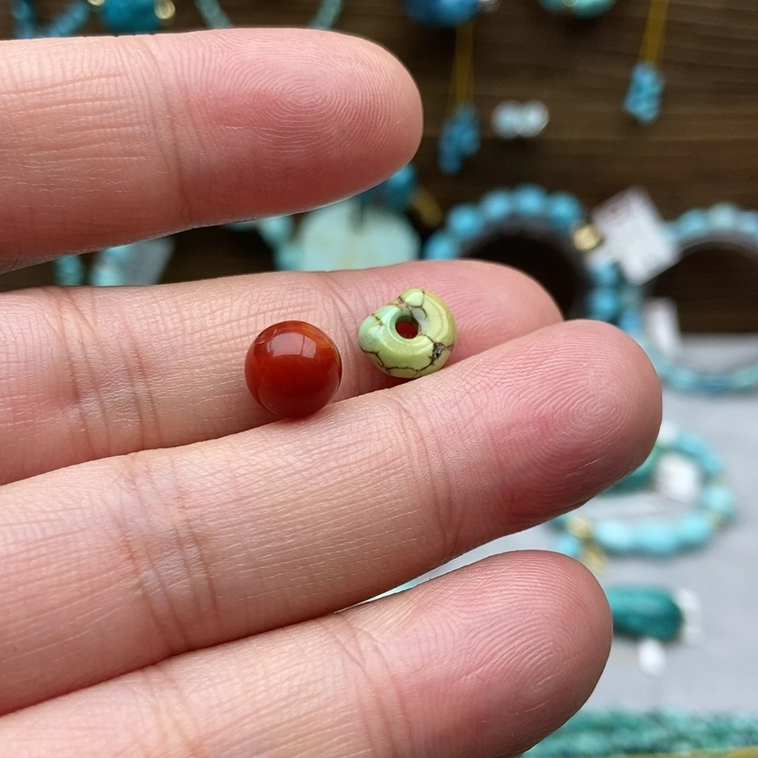 南红玛瑙未镶嵌藏扣