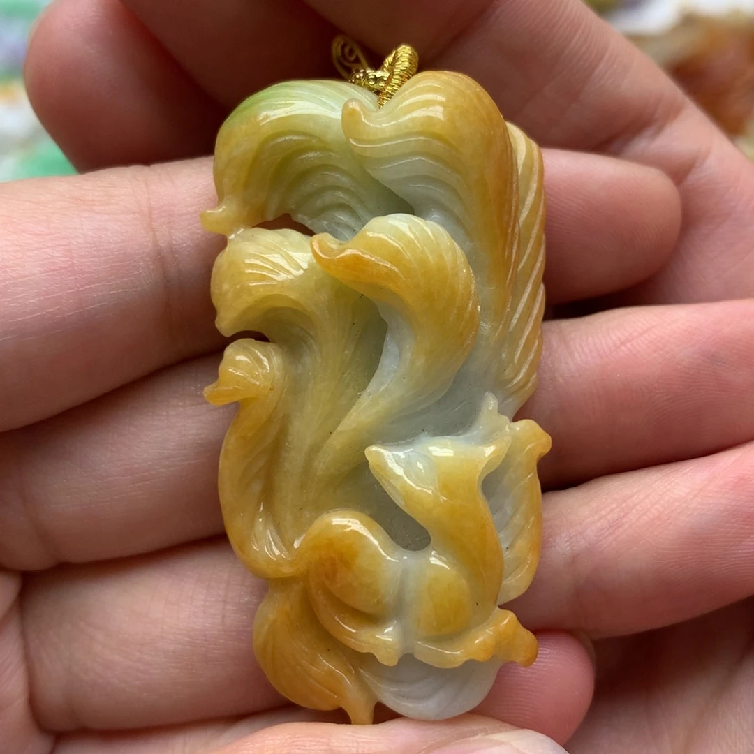 翡翠未镶嵌颈饰翡翠