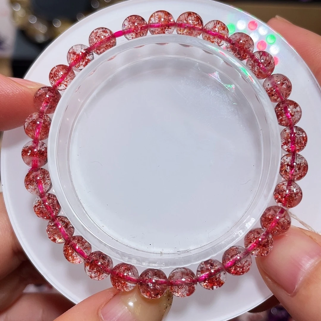 未镶嵌手链水晶金草莓6.2
