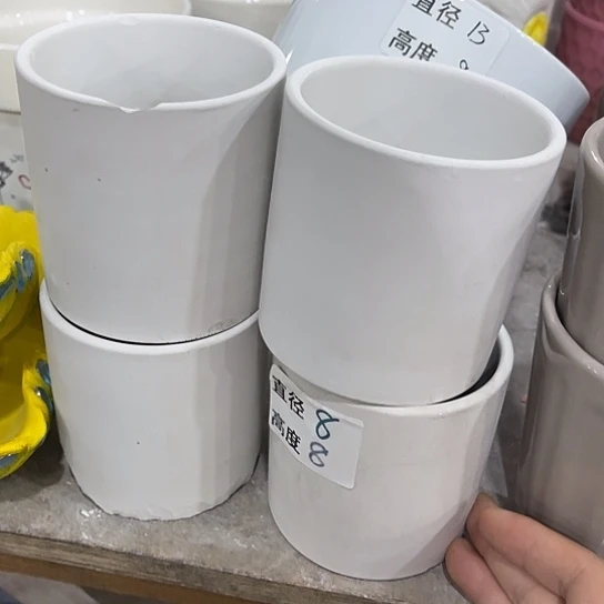 多肉绿植陶瓷花盆9.9包邮，有孔