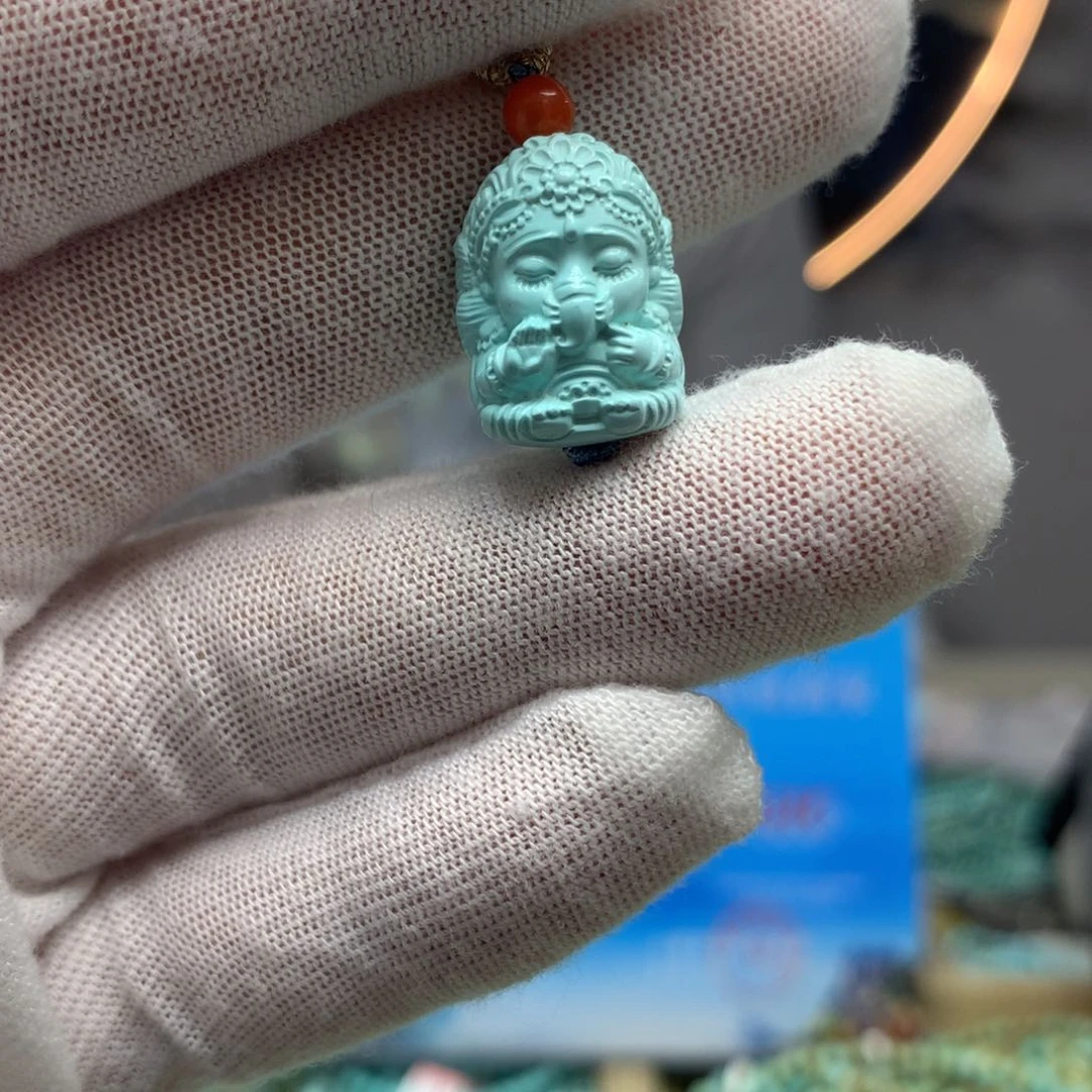 绿松石挂件未镶嵌