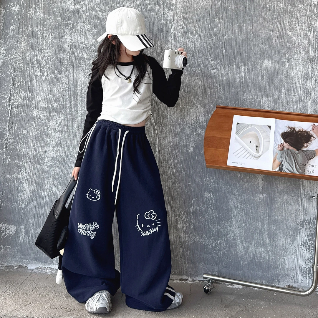 舞蹈服儿童女秋2025新款女大童潮酷爵士舞服装女童街舞演出服套装