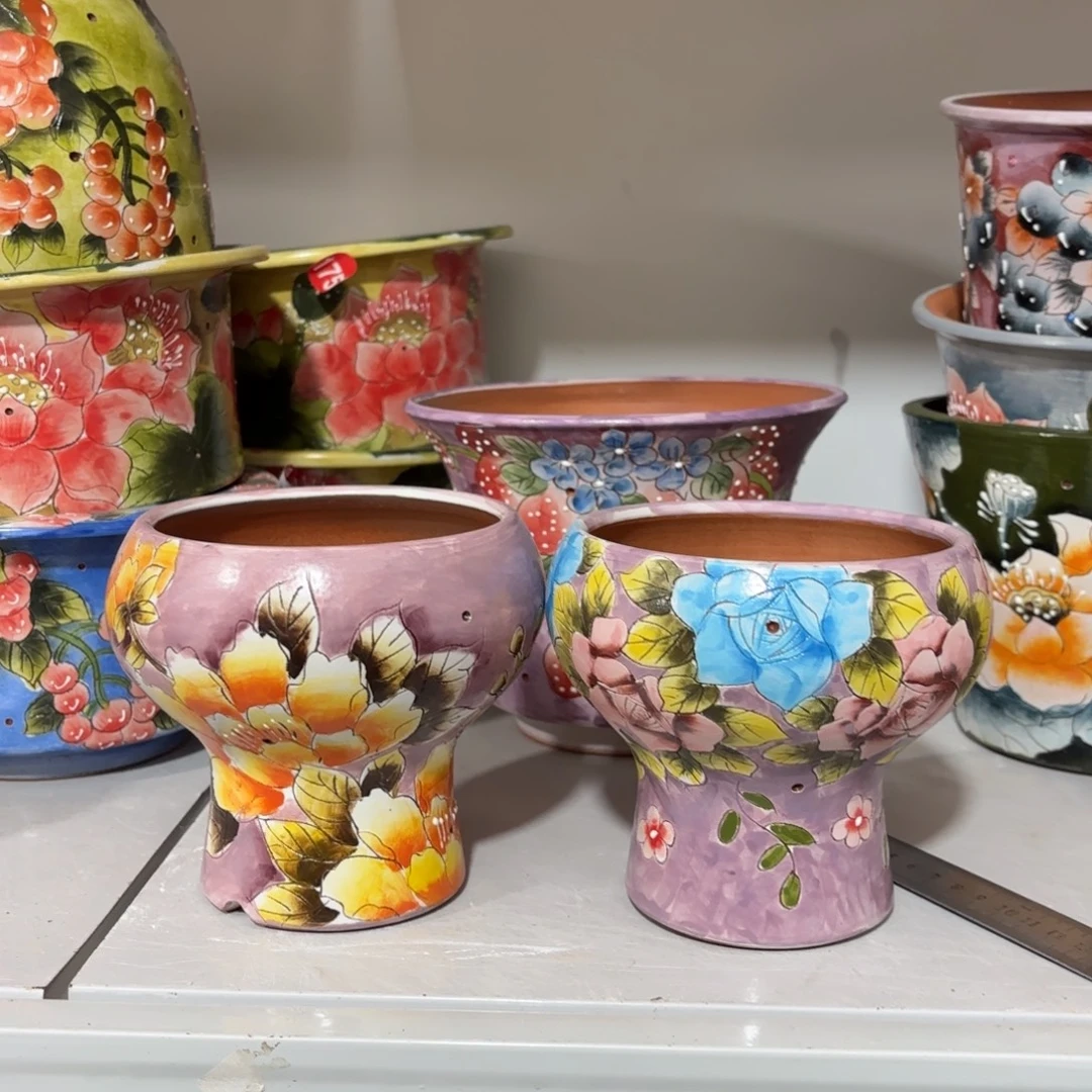 景德镇手绘花盆陶瓷11/12