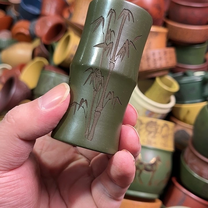 紫砂茶杯全手工紫砂主人杯