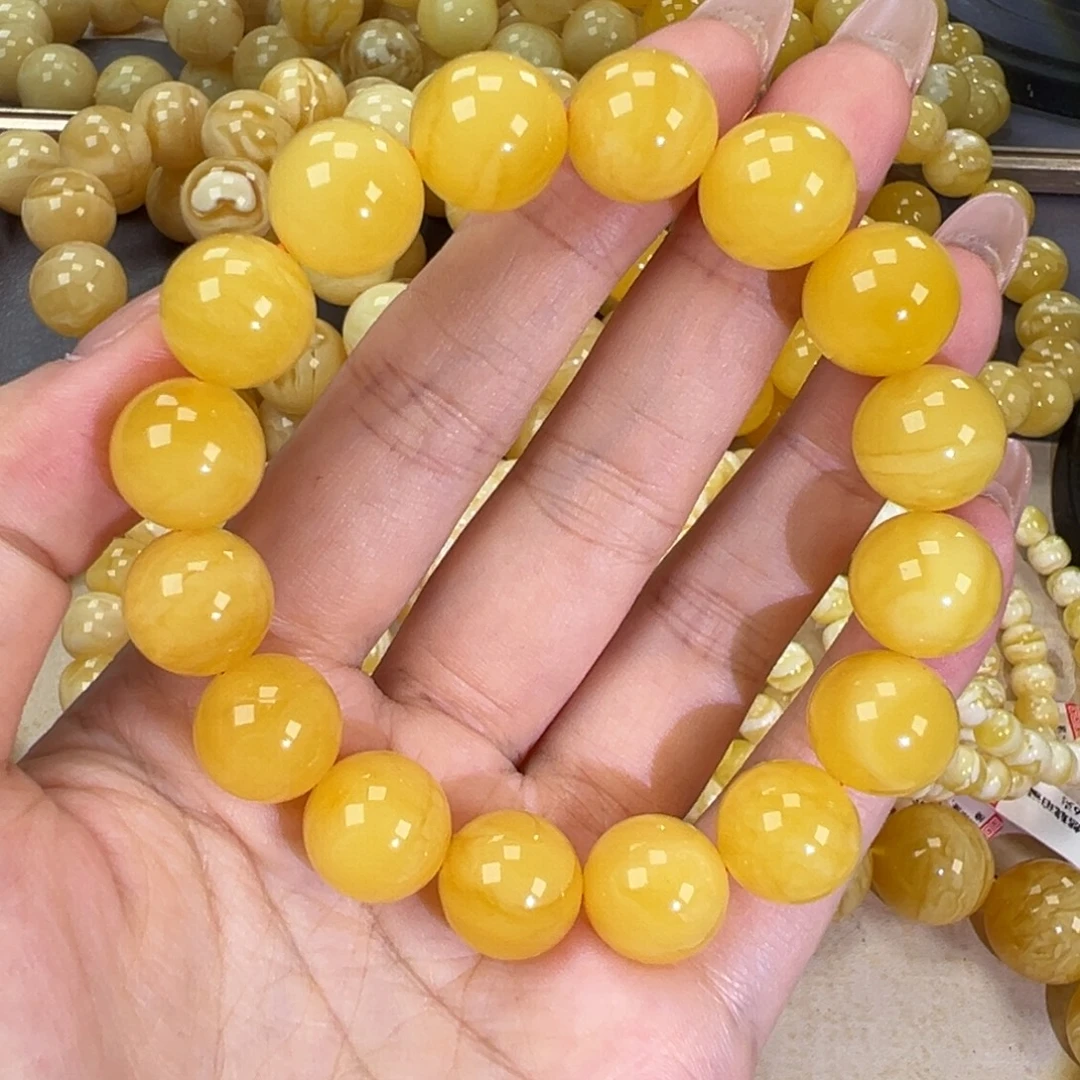 手链琥珀未镶嵌23.3焦皮