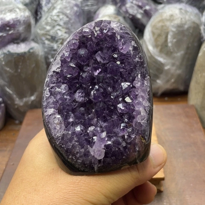 摆件紫晶未镶嵌紫晶