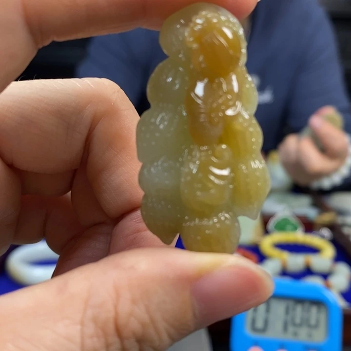 A***n和田玉未镶嵌颈饰