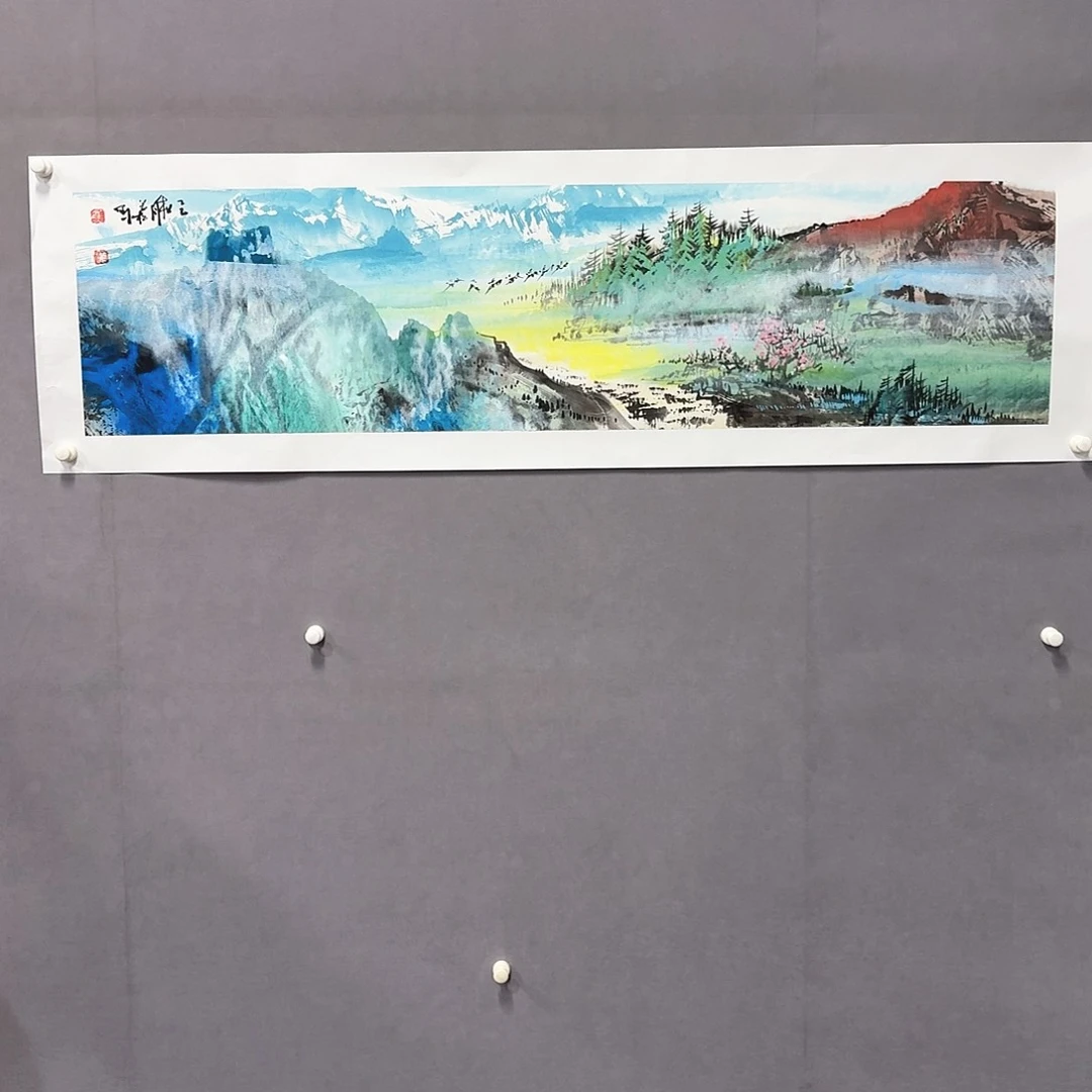 国画亲笔手绘放心去藏