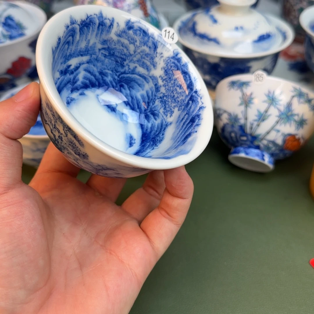 彦祖纯手工手绘茶具114