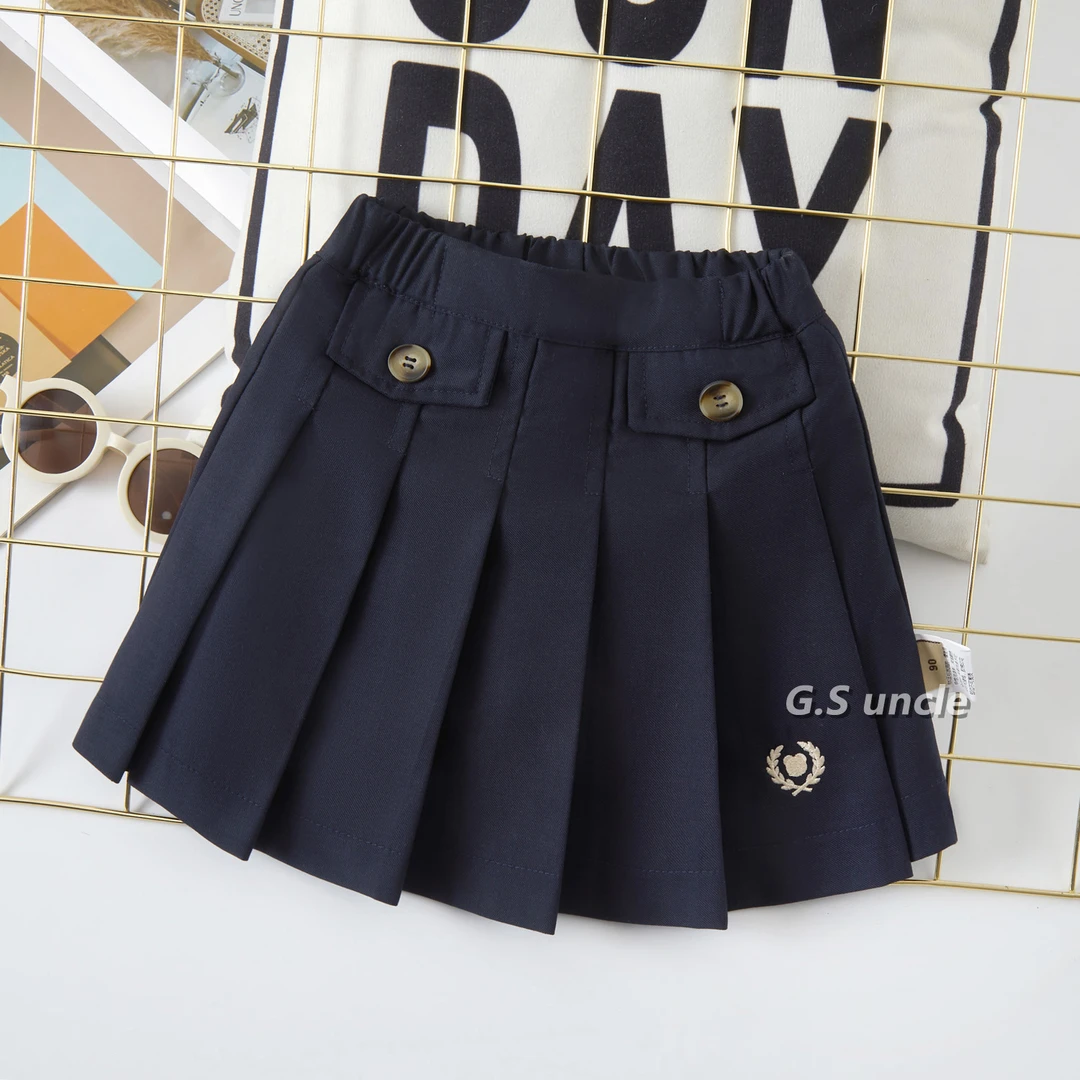 【英伦海岸】B143女童春夏款半身裙时尚休闲百搭纯色韩版日韩童装