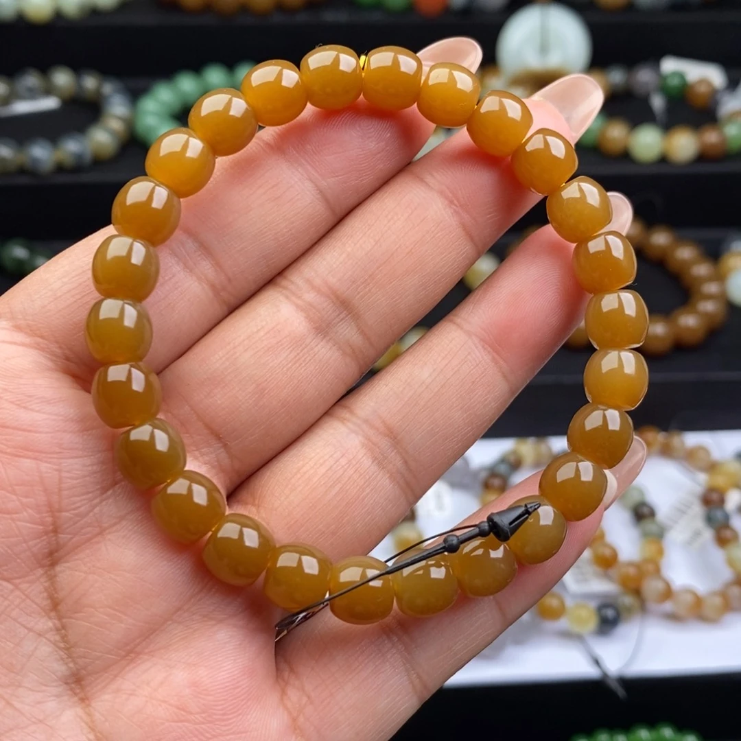 和田玉未镶嵌手链