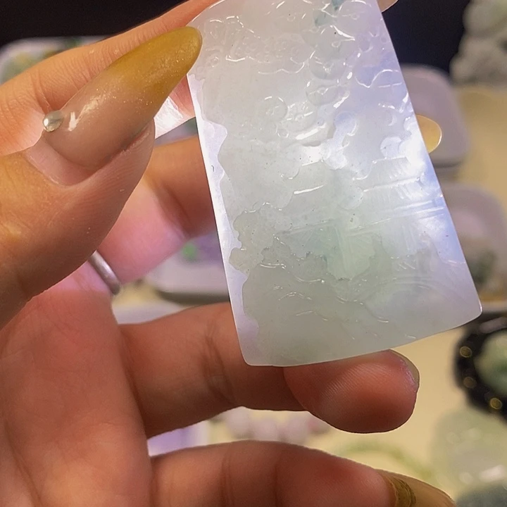 未镶嵌挂件翡翠天然翡翠