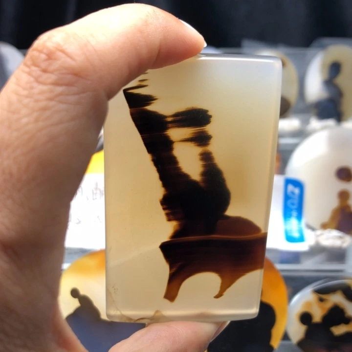 合金玛瑙/玉髓珠宝奇石165有瑕