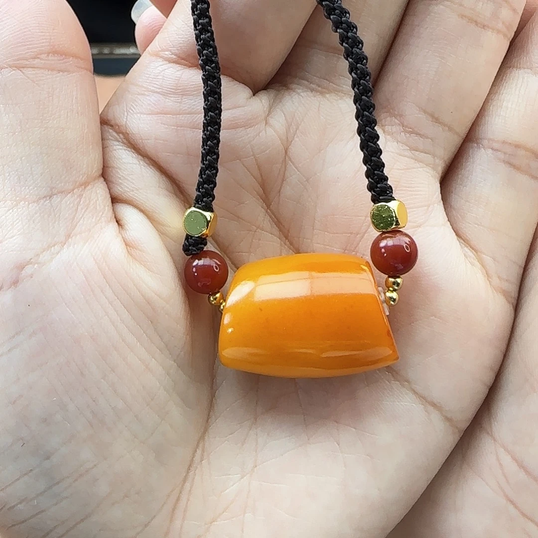 手链琥珀未镶嵌吊坠