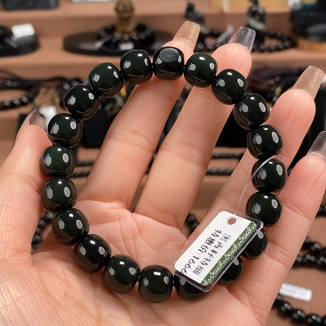 临***傲和田玉未镶嵌手链11特细