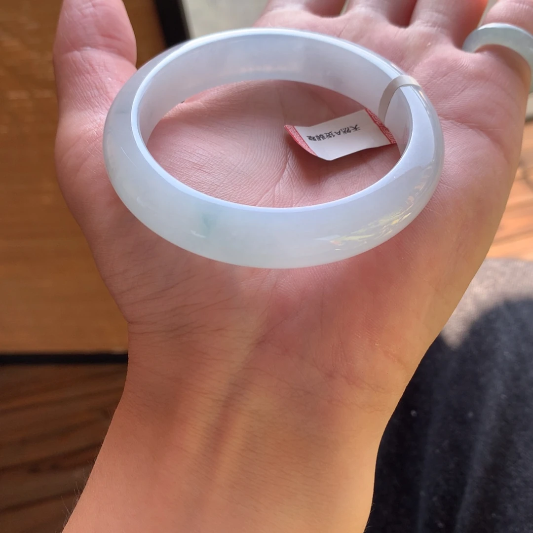 翡翠未镶嵌手镯70号58.3