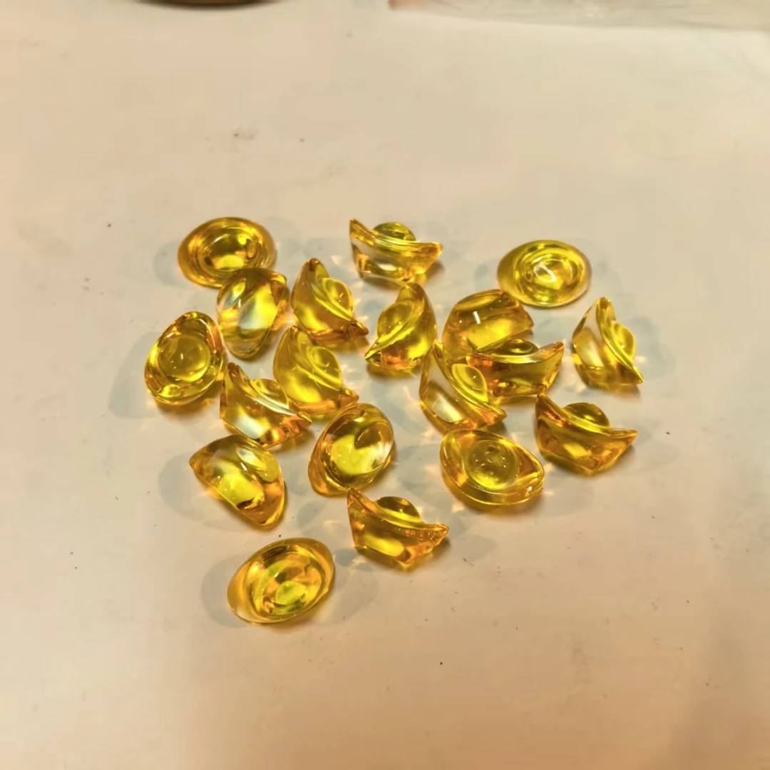 非金属玻璃吊坠 元宝（老银工店）精品时尚元宝摆件吊坠（发19个