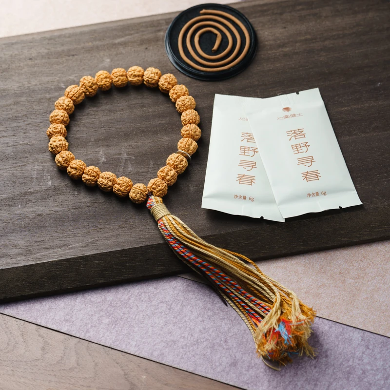【五瓣小金刚】藏式流苏彩绳手持