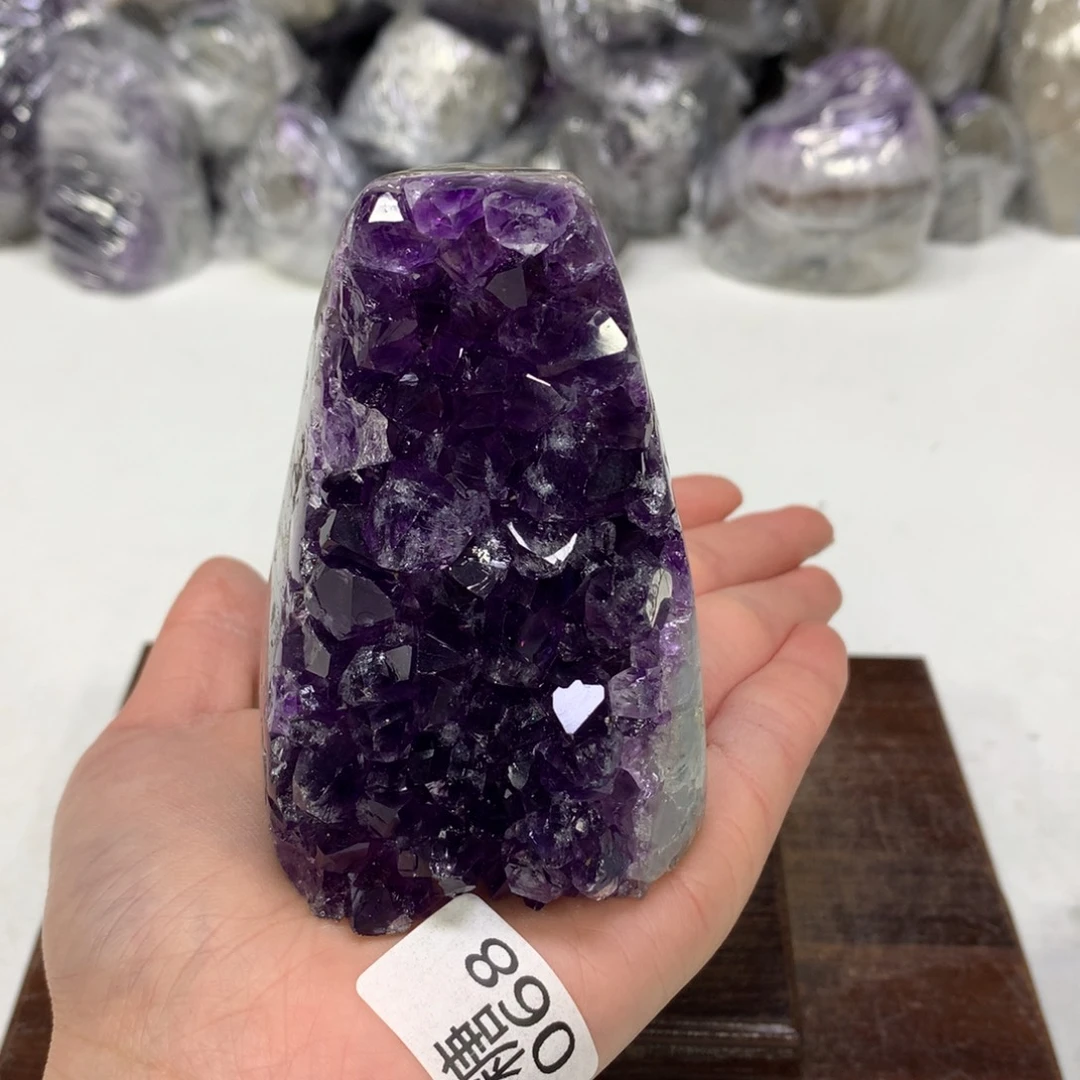 紫晶摆件未镶嵌水晶
