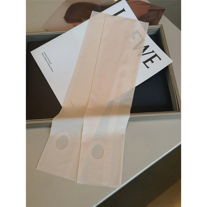 隐形冰皮半透明防晒冰袖女装饰冰丝弹力透气夏天薄款肤色袖套开车