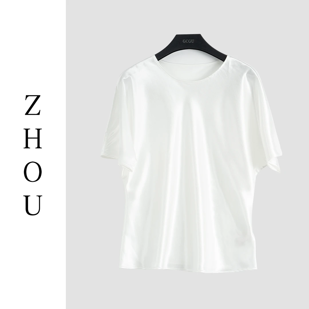 白色短袖气质时尚上衣-21381