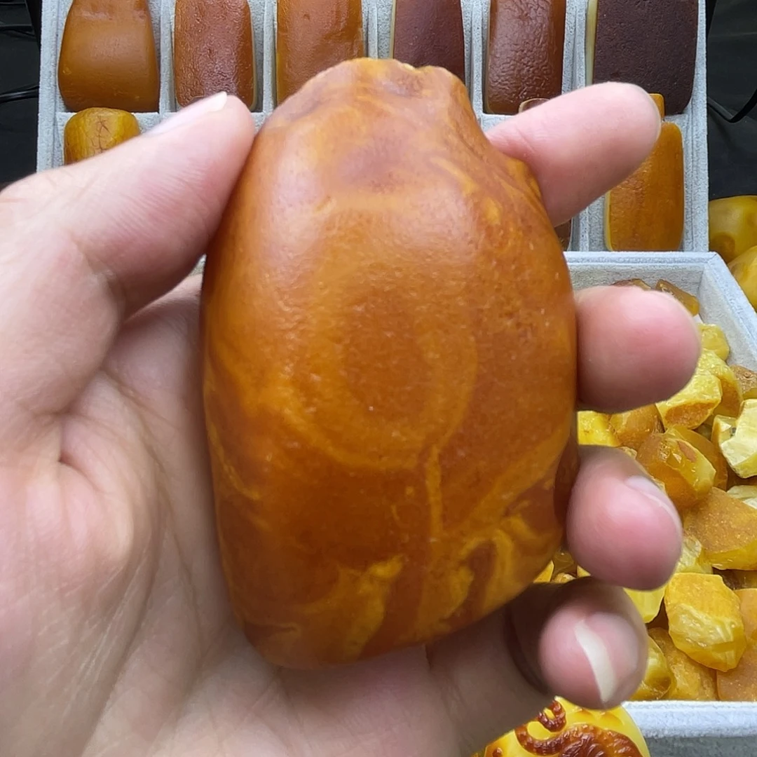 定制蜜蜡未镶嵌花蜡霍元甲