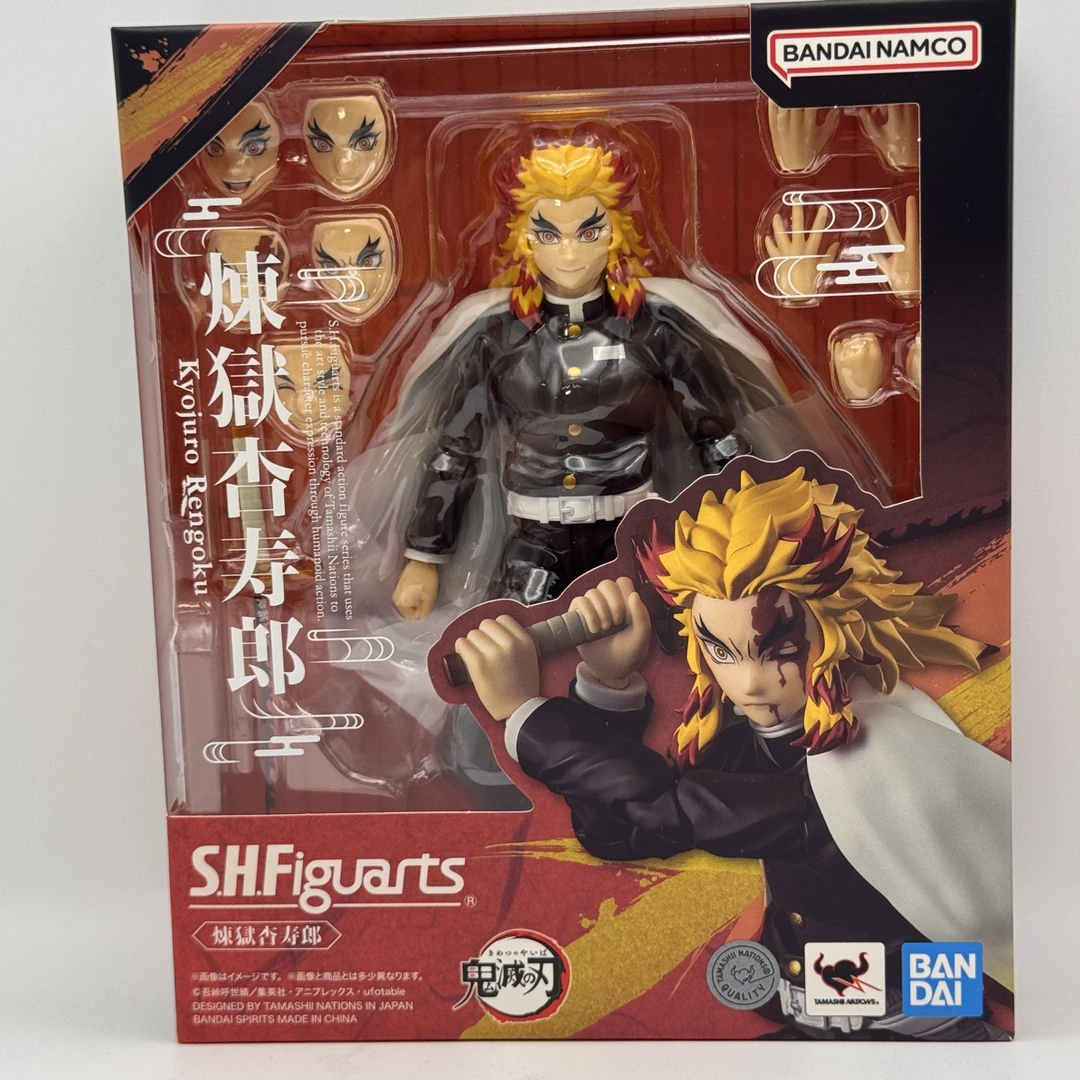日版全新正版 SHF鬼灭之刃 鬼杀队 炼狱杏寿郎 炎柱 大哥
