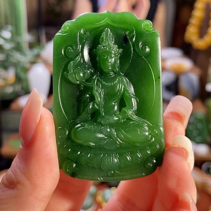 【闪购商品】和田玉未镶嵌吊坠(赠链)小*狸