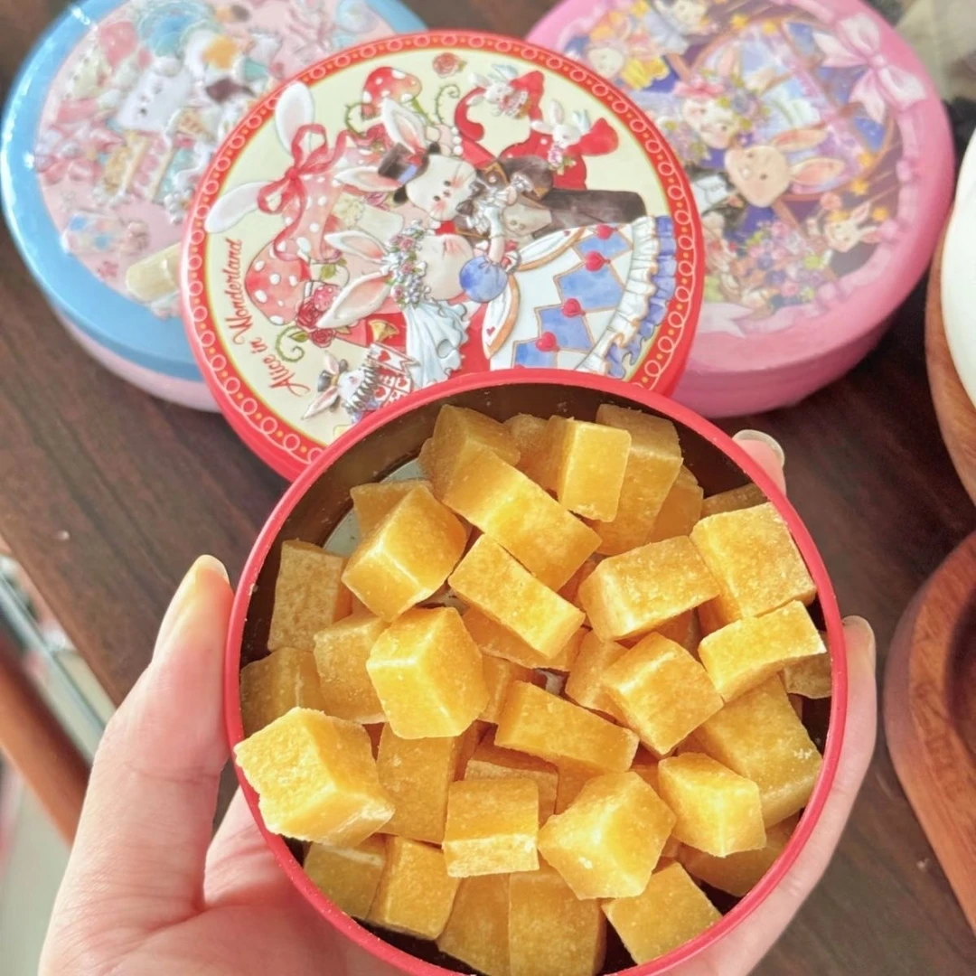 喜糖古早百草梨膏糖甜美罐装手工润糖可爱罐装送女友送男友随机发