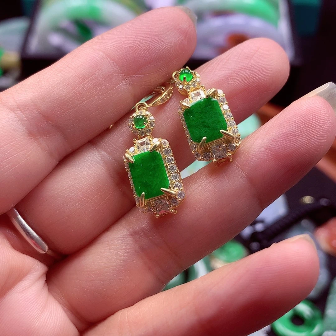 翡翠银S925镶嵌颈饰翡翠