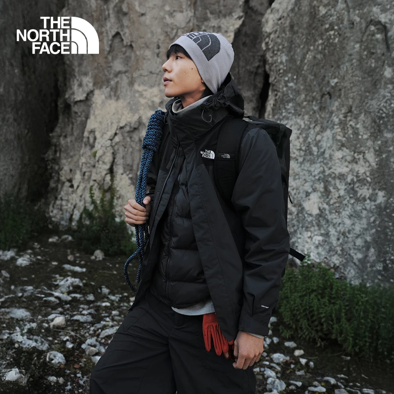 【北面】经典款情侣羽绒三合一冲锋衣防水25新款TheNorthFace|892A