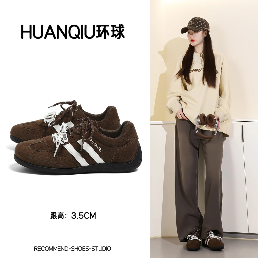 【双十一好物】环球赛车鞋子情侣款内增高德训鞋女款2025年板鞋百搭