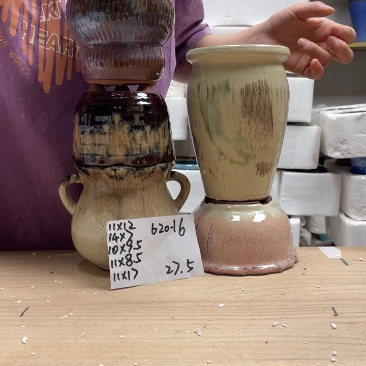 紫砂花盆多肉陶土花盆微瑕16