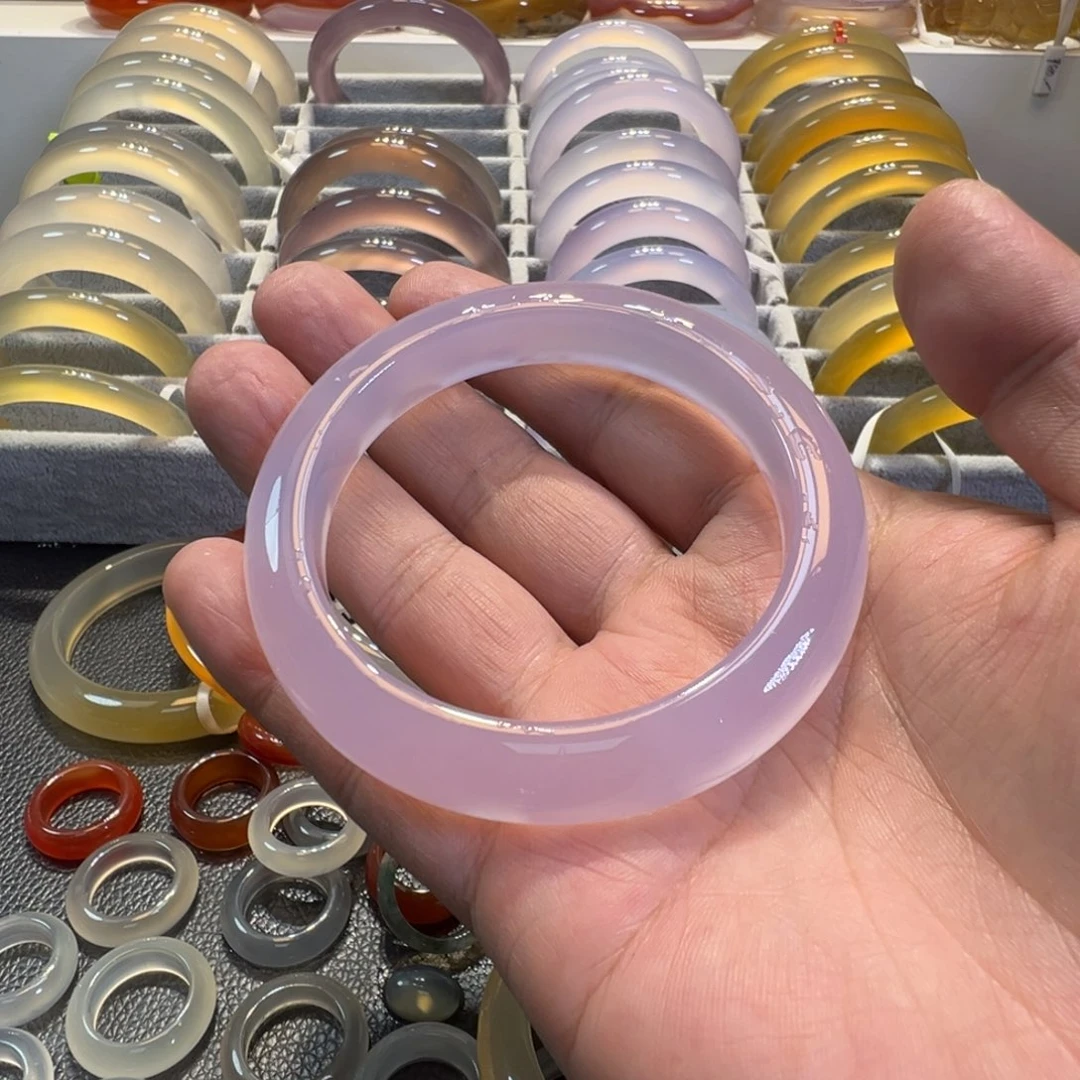 超***人玛瑙/玉髓未镶嵌手镯