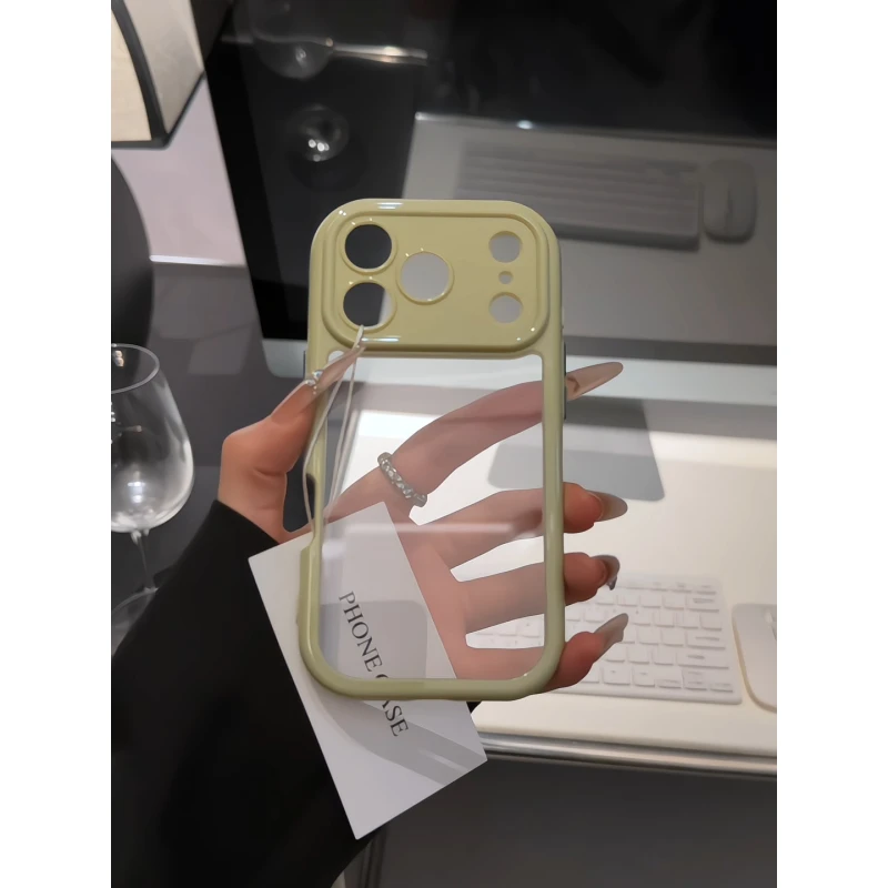 透明diy适用苹果17pro手机壳16promax奶油华为80荣耀oppo女小米15