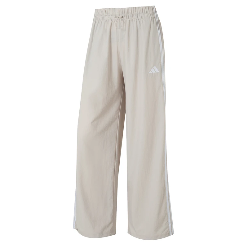 阿迪达斯女裤2025夏季新款运动裤跑步健身训练长裤阔腿裤